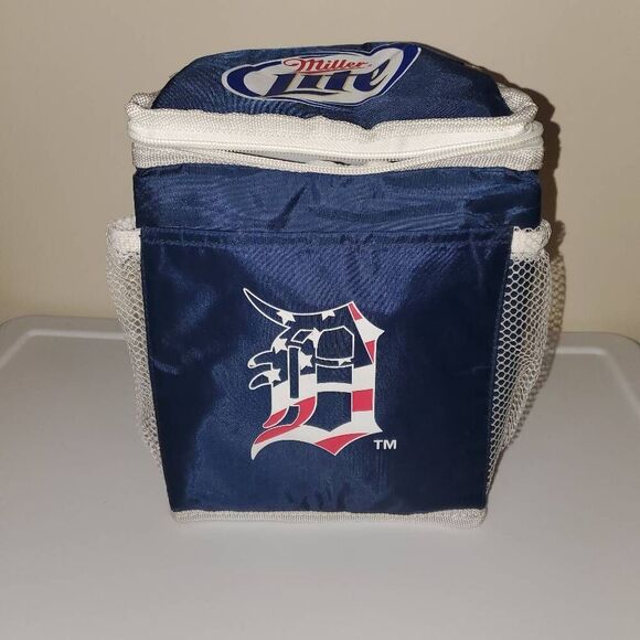 Detroit Tigers Patriotic Miller Lite Sports Fan Cooler - Picture 3 of 8